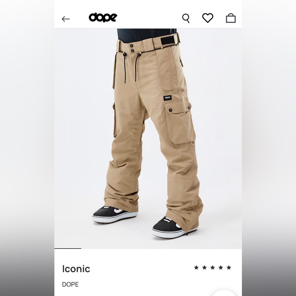 Dope Snow Iconic Snow Pants Size XXS